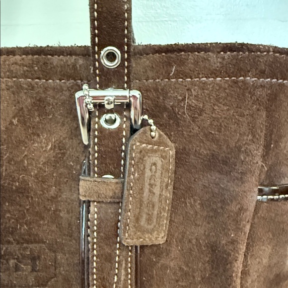 Coach vintage 2005 suede Hampton tote - Picture 3 of 14
